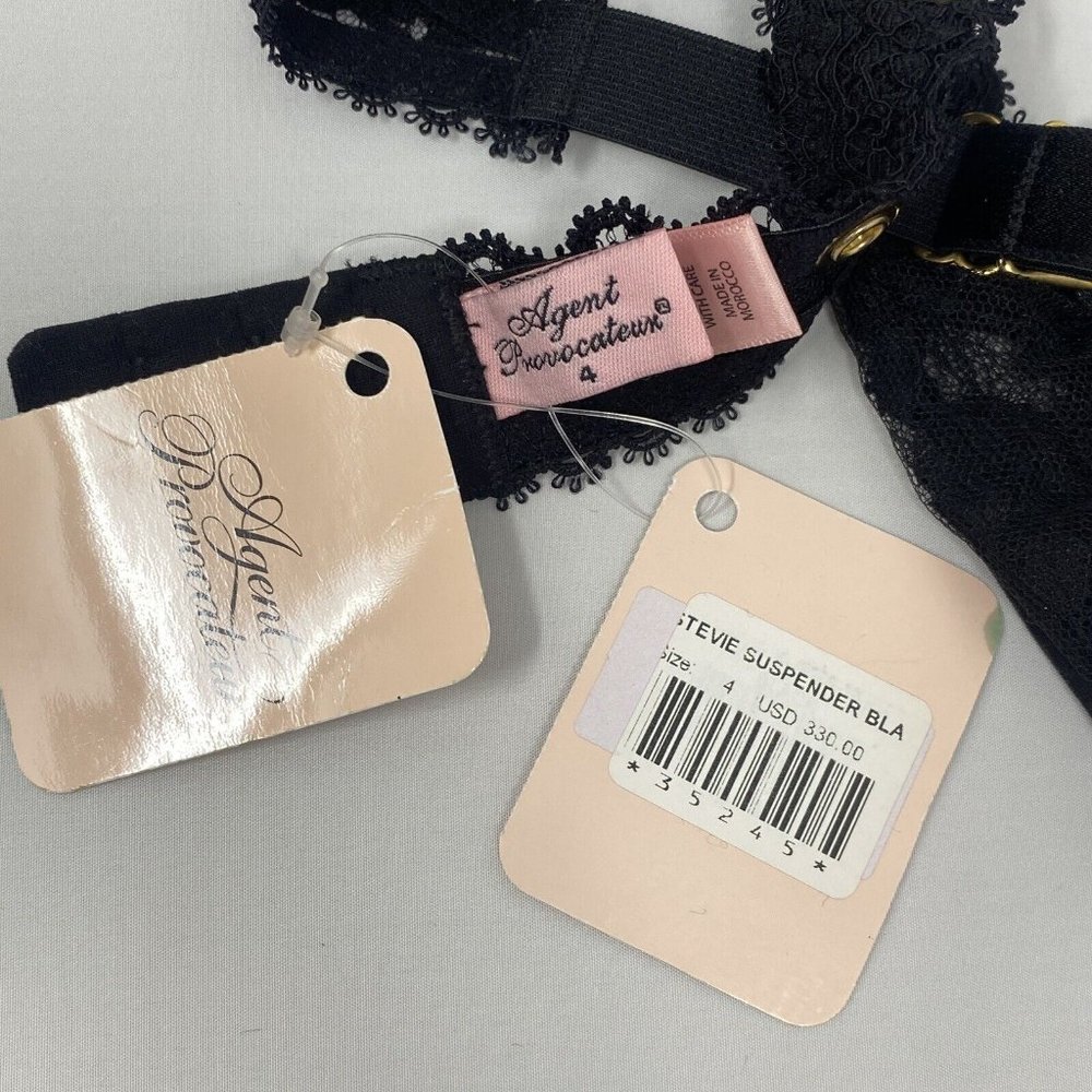 Agent Provocateur Stevie Black Suspender NWT $220 - Picture 12 of 12
